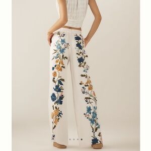 Anthropologie Printed Pull-On Pants NEW